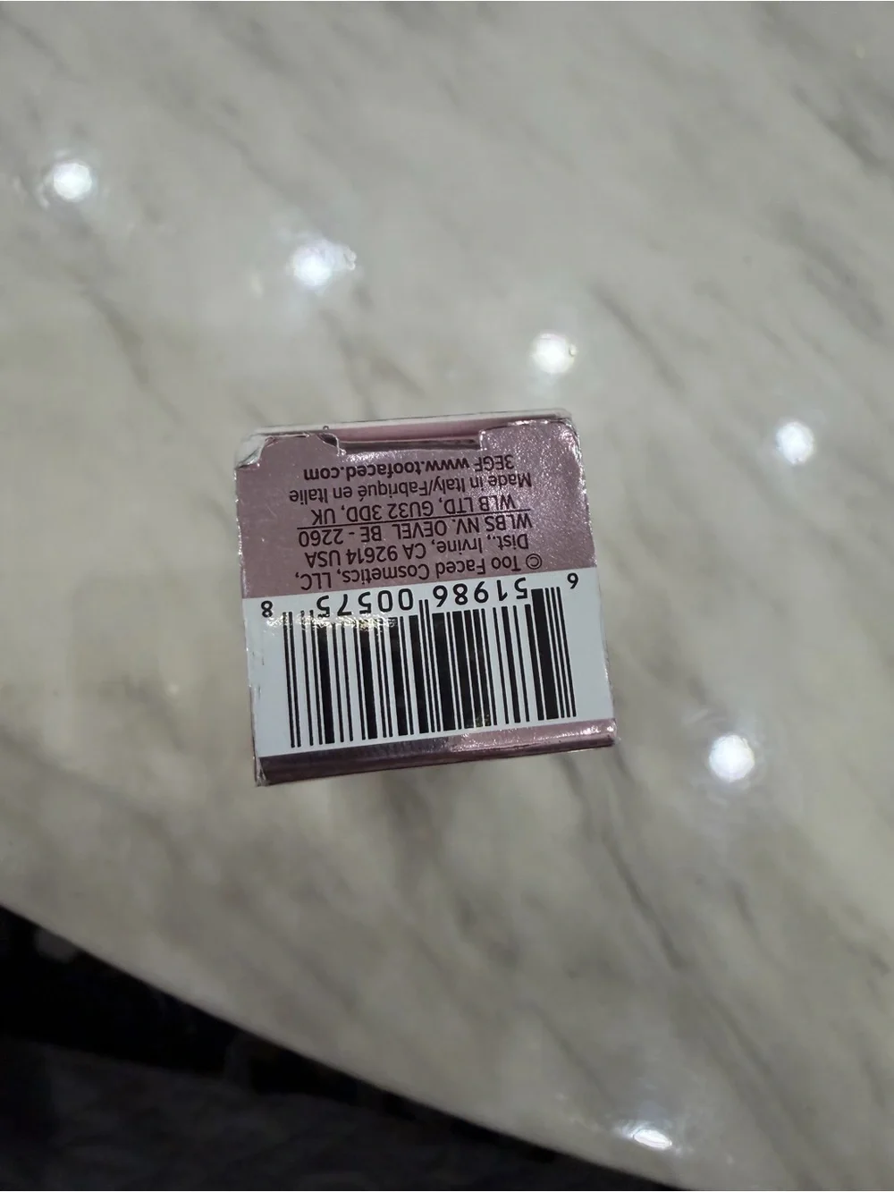 Too Faced cream lipstick
